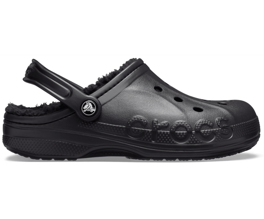 Baya Lined Clog - Black / Black