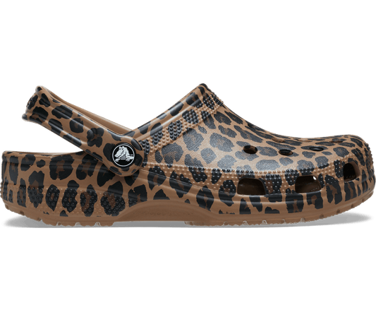Classic Animal Clog - Sepia / Leopard