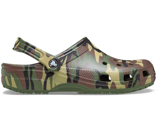 Classic Camouflage Clog - Army Green / Multi