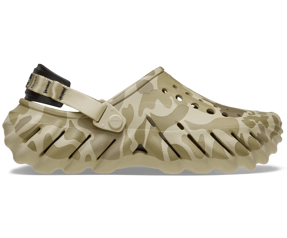 Echo Duck Camo Clog - Bone / Black