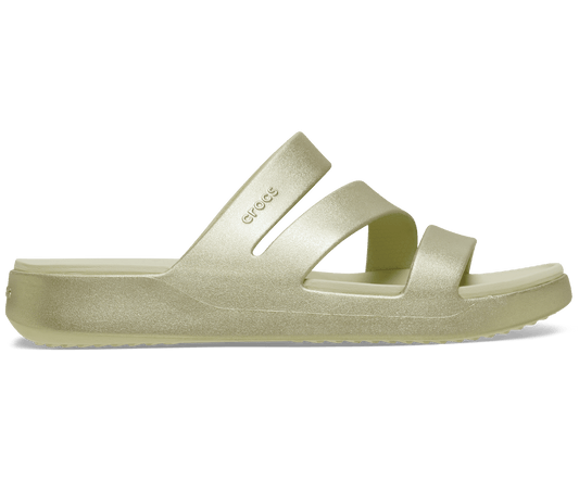 Getaway Strappy Metallic Sandal - Champagne Metallic